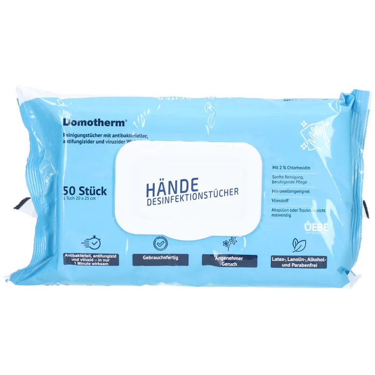 Domotherm® Hände Desinfektionstücher 50 St.